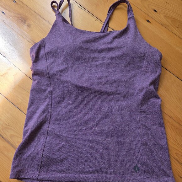 Black Diamond Heathered Purple Tank Top - Picture 1 of 4
